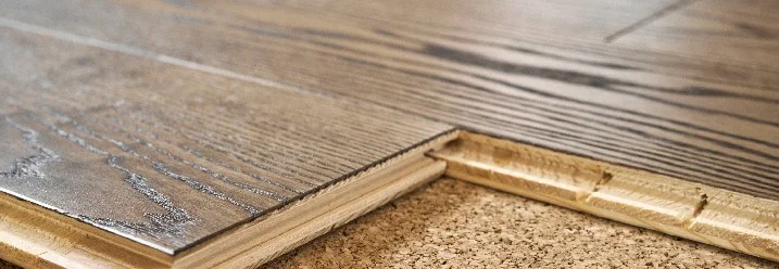 Laminat auf Korkuntergrund